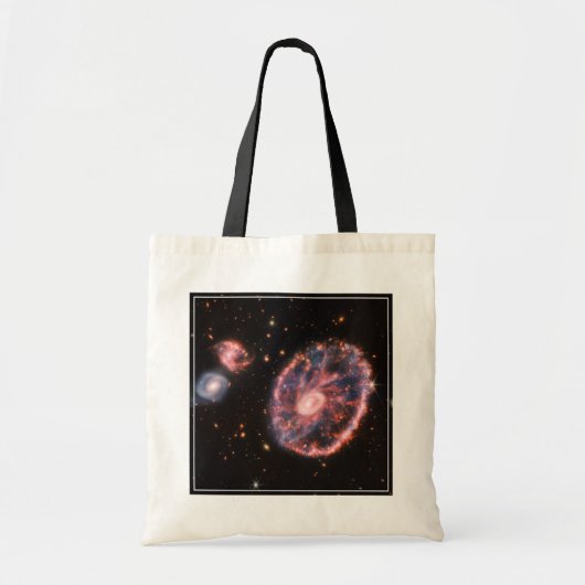 Het Cartwheel-sterrenstelsel en de bijbehorende st Tote Bag (Voorkant)