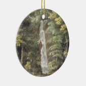 Het cascade-waterval in de tuinen van Hestercombe  Keramisch Ornament (Rechts)