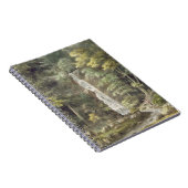 Het cascade-waterval in de tuinen van Hestercombe Notitieboek (Rechterzijde)