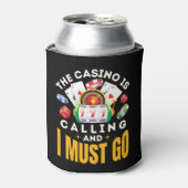 Het casino belt en ik moet gokken blikjeskoeler (Blikje Voorkant)