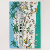 Het casino Lido Beach Legpuzzel (Verticaal)