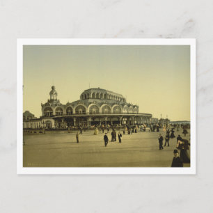 Het casino, Oostende, België Briefkaart