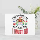 Het casino roept en ik moet naar de Funny Party. Kaart (Staand voorkant)