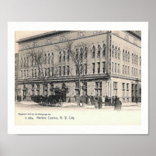 Het Casino van Harlem, de Stad van New York, Poster