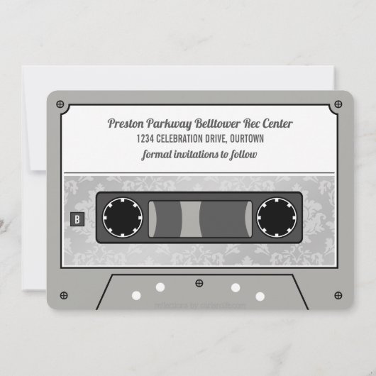 Het Cassettebandje van de terugtocht sparen de Dat Kaart (Achterkant)