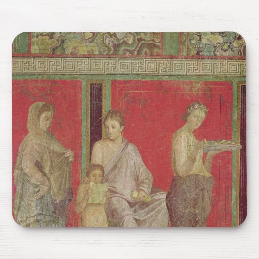 Het catechisme met een jong meisje dat leest muismat (Voorkant)