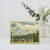 Het Catskills Briefkaart New York Vintage Travel (Staand voorkant)