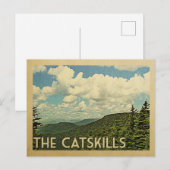 Het Catskills Briefkaart New York Vintage Travel (Voorkant / Achterkant)