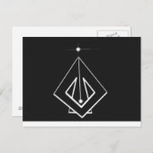 Het causale vlak. briefkaart (Voorkant / Achterkant)