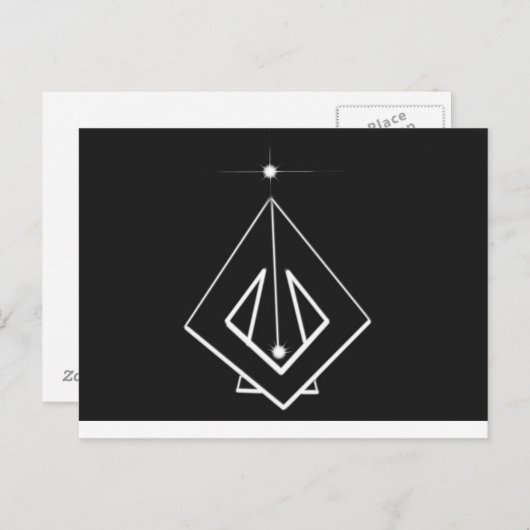 Het causale vlak. briefkaart (Voorkant / Achterkant)