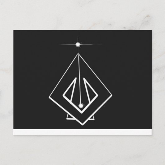 Het causale vlak. briefkaart (Voorkant)