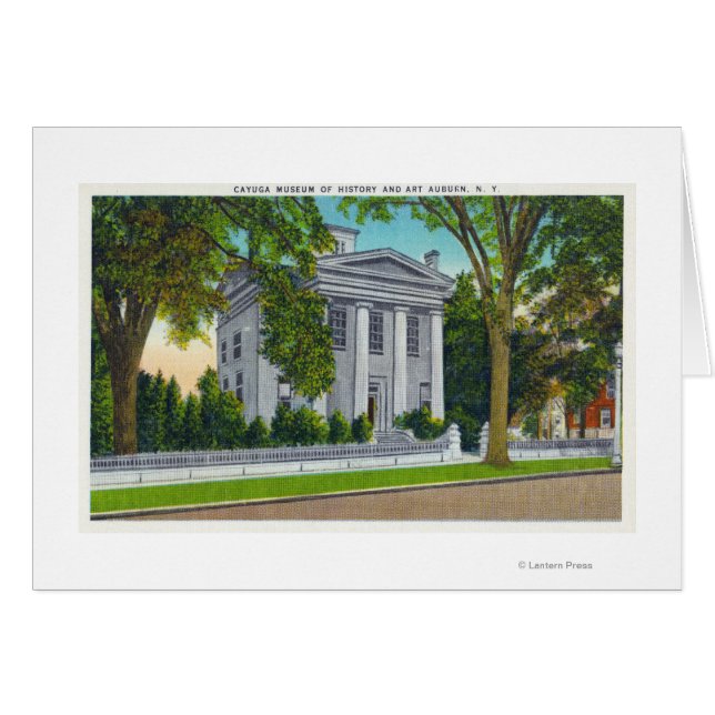 Het Cayuga-museum voor geschiedenis en kunst (Voorkant Horizontaal)