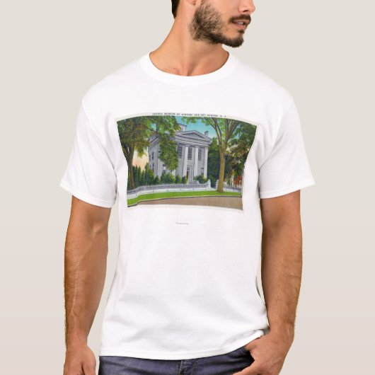 Het Cayuga Museum voor Geschiedenis en Kunst T-shirt (Voorkant)