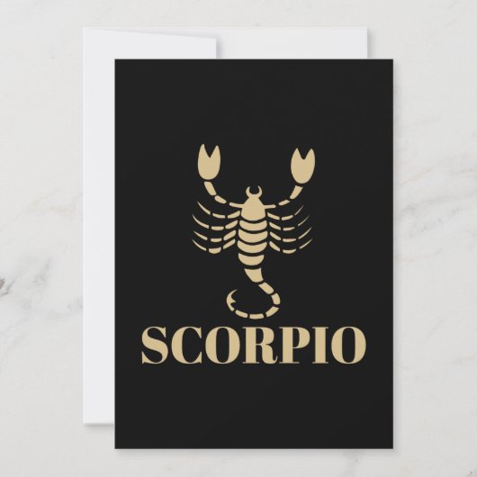 Het "Celestial Astrology Horoscope Scorpio"-teken (Voorkant)