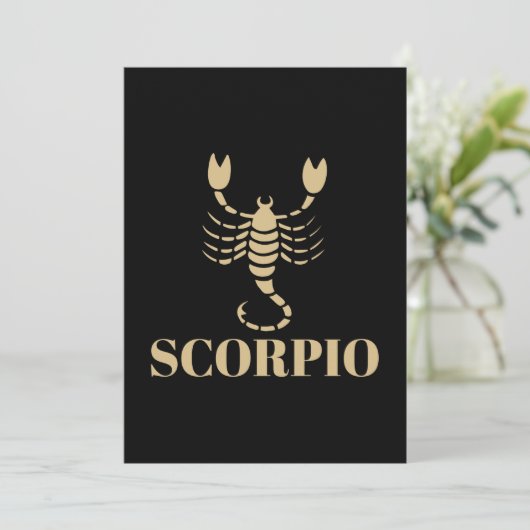 Het "Celestial Astrology Horoscope Scorpio"-teken (Staand voorkant)