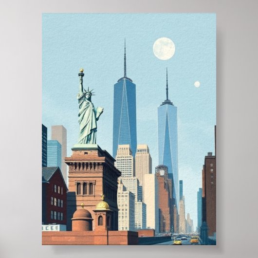 Het  Central Park Poster van New York (Voorkant)