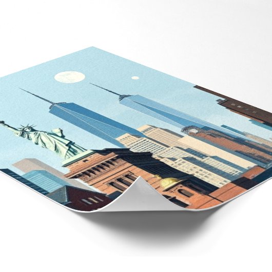 Het  Central Park Poster van New York (Hoek)