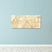 Het centrale deel van de staat Californië Canvas Afdruk (Insitu (Houten vloer))