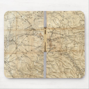 Het centrale deel van de staat Californië Muismat