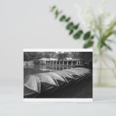 Het centrale park van Boathouse Briefkaart (Staand voorkant)