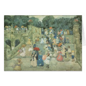 Het centrale park van Maurice Prendergast (Voorkant Horizontaal)
