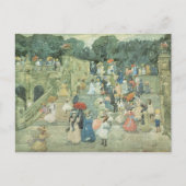 Het centrale park van Maurice Prendergast Briefkaart (Voorkant)