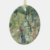 Het centrale park van Maurice Prendergast Keramisch Ornament (Rechts)