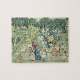 Het centrale park van Maurice Prendergast Legpuzzel