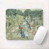 Het centrale park van Maurice Prendergast Muismat (Met muis)