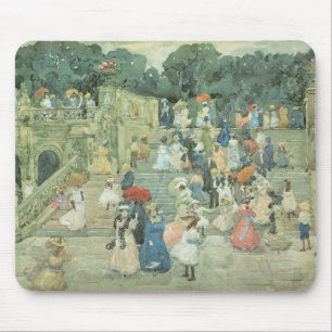 Het centrale park van Maurice Prendergast Muismat