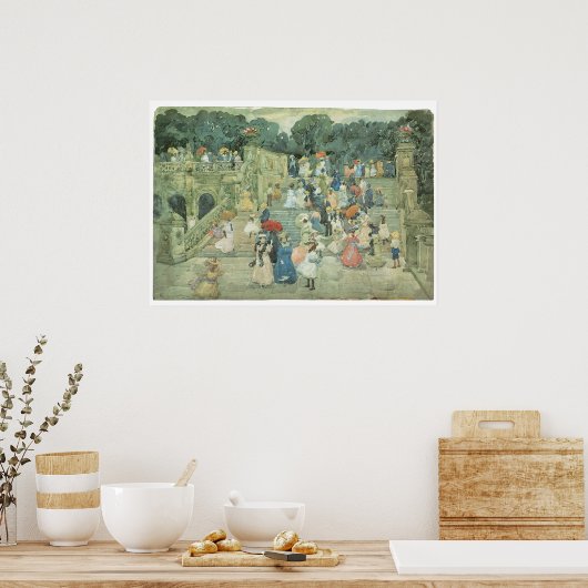 Het centrale park van Maurice Prendergast Poster (Keuken)