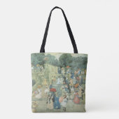 Het centrale park van Maurice Prendergast Tote Bag (Achterkant)