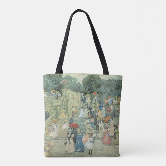 Het centrale park van Maurice Prendergast Tote Bag (Achterkant)