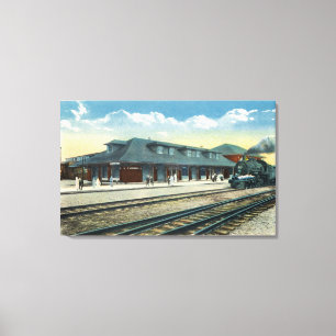 Het centrale station van Maine Canvas Afdruk