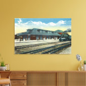 Het centrale station van Maine Canvas Afdruk (Insitu (Woonkamer))