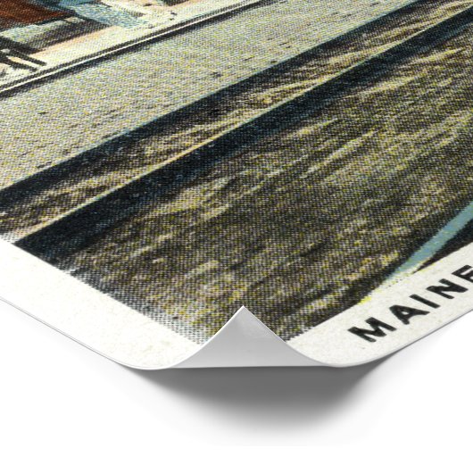 Het centrale station van Maine Poster (Hoek)