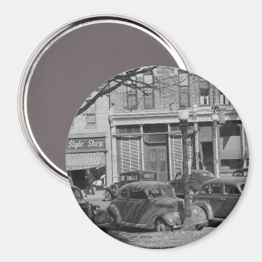 Het centrum 1939 magneet (Voorkant / Achterkant)