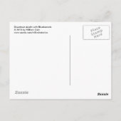 Het centrum Austin met Blauwnetten Briefkaart (Achterkant)