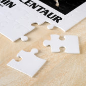 Het centrum binnen inbreken (skelet) legpuzzel (Zijkant)