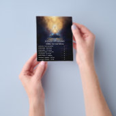 Het centrum binnen | Mindful stilte Flyer (Hand)