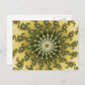 Het centrum - Fractal Briefkaart (Voorkant / Achterkant)