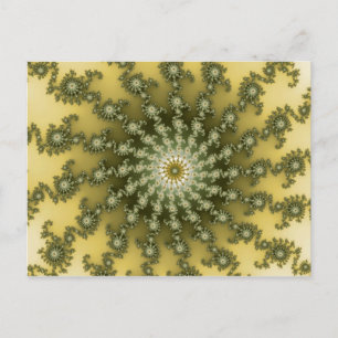 Het centrum - Fractal Briefkaart