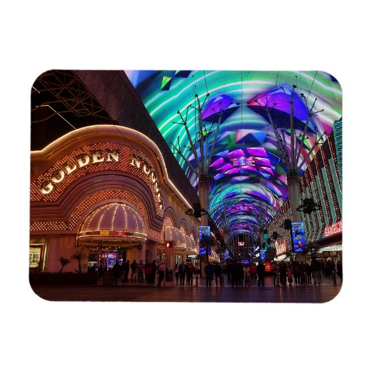 Het centrum Las Vegas #4 Magnet Magneet (Horizontaal)