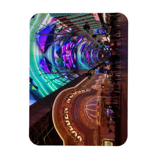 Het centrum Las Vegas #4 Magnet Magneet (Verticaal)