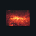 Het centrum Melkweg stroomt met stof Canvas Afdruk<br><div class="desc">Het melkwegcentrum loopt op met stof met galactische kenmerken.</div>