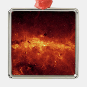 Het centrum Melkweg stroomt met stof Metalen Ornament