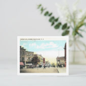 Het centrum, Montclair, NJ 1924 Vintage Briefkaart (Staand voorkant)