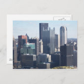 Het centrum Pittsburgh Briefkaart (Voorkant / Achterkant)