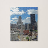 Het centrum Pittsburgh Skyline Legpuzzel (Verticaal)