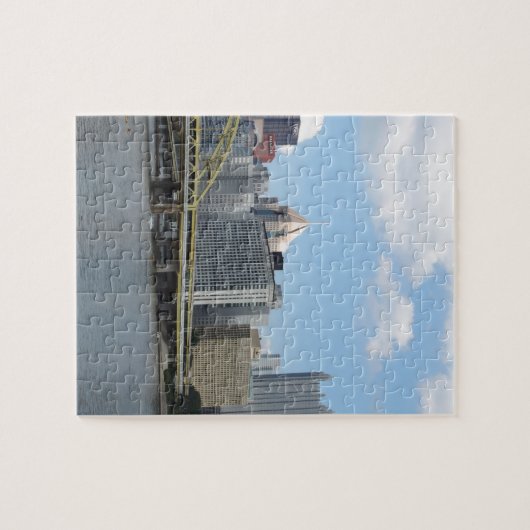 Het centrum Pittsburgh Skyline Legpuzzel (Horizontaal)